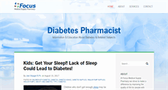 Desktop Screenshot of diabetespharmacist.com